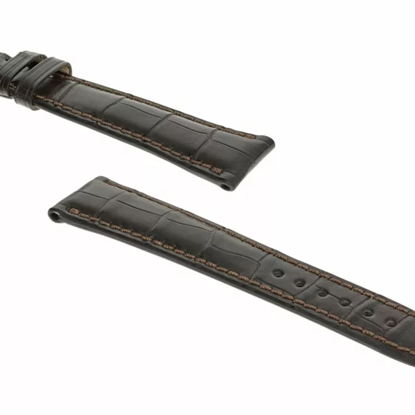 RIOS1931 Imperator - Uhrenarmband aus Alligatorenleder (270) - Mokka – Bild 3