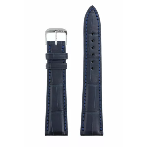 RIOS1931 Imperator - Uhrenarmband aus Alligatorenleder (270) - Ozeanblau – Bild 2