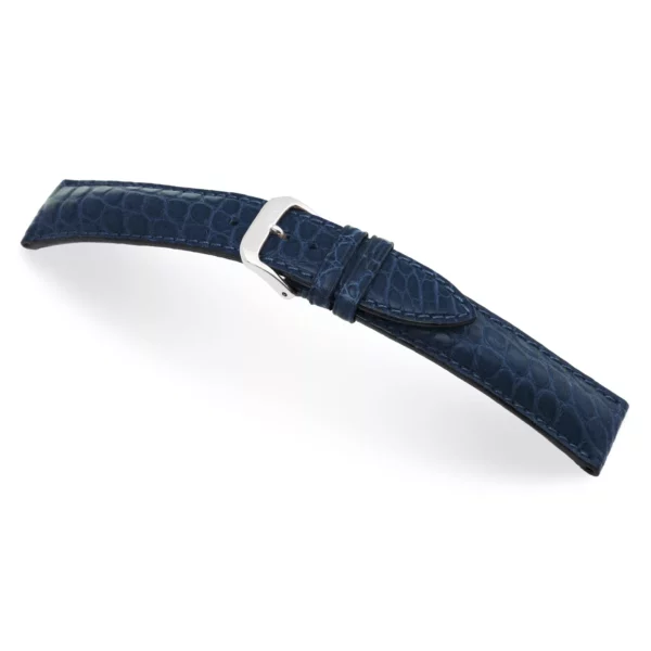 RIOS1931 Imperial - Uhrenarmband aus Alligatorenleder (248) - Ozeanblau