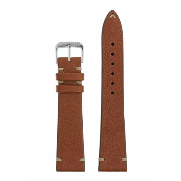 RIOS1931 Inzell - Uhrenarmband aus Bio-Nappaleder (405) - Cognac – Bild 2