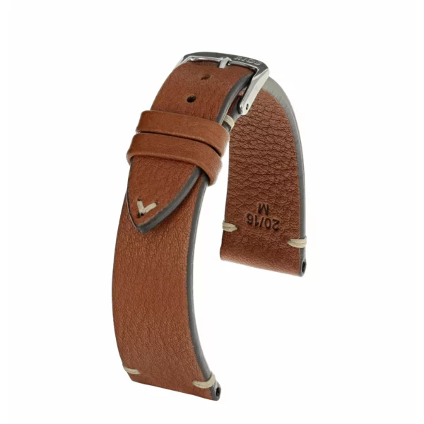 RIOS1931 Inzell - Uhrenarmband aus Bio-Nappaleder (405) - Cognac