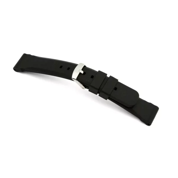 RIOS1931 Kansas - Uhrenarmband aus Silikon (142) - Schwarz