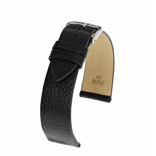 RIOS1931 Kempten - Uhrenarmband aus Bio-Nappaleder (400) - Schwarz