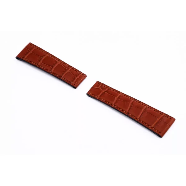 RIOS1931 King - Uhrenarmband aus Alligatorenleder (370) - Mahagoni