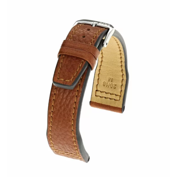 RIOS1931 Landsberg - Uhrenarmband aus Bio-Nappaleder (423) - Cognac