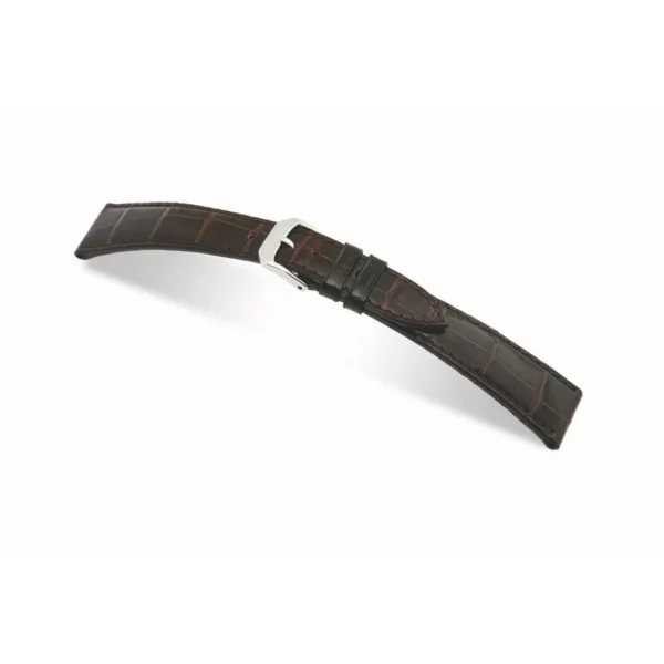 RIOS1931 Lausanne - Uhrenarmband aus Alligatorenleder (341) - Mokka