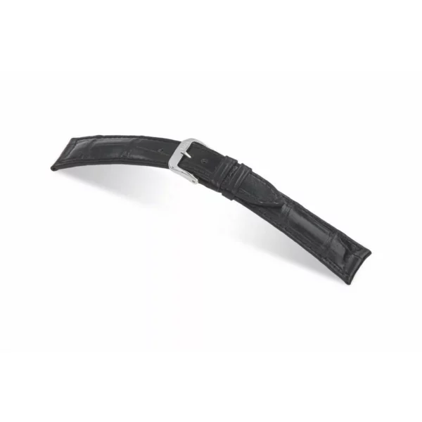 RIOS1931 Legend - Uhrenarmband aus Alligatorenleder (332) - Schwarz
