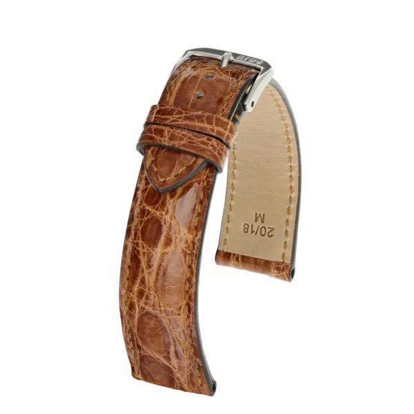 RIOS1931 Lord - Uhrenarmband aus Krokodilleder (240) - Honig