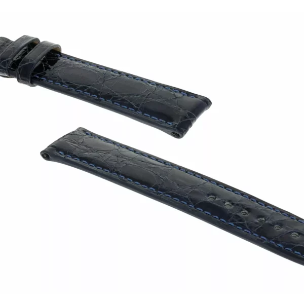RIOS1931 Lord - Uhrenarmband aus Krokodilleder (240) - Ozeanblau – Bild 3
