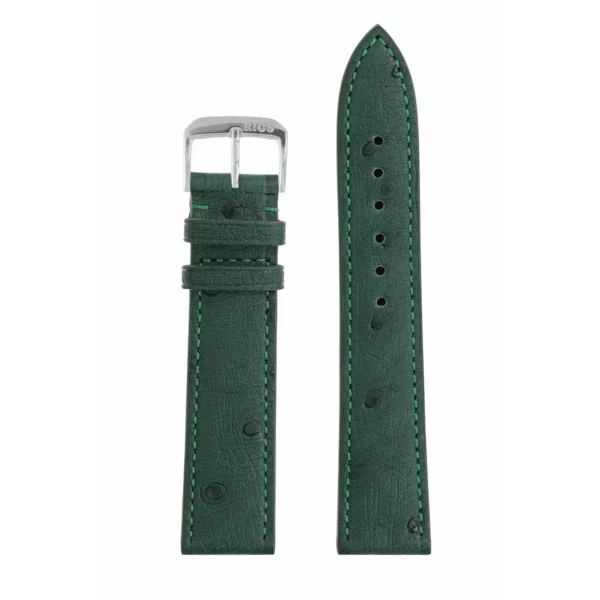 RIOS1931 Maison - Uhrenarmband aus Straußenleder (230) - Forstgrün – Bild 2