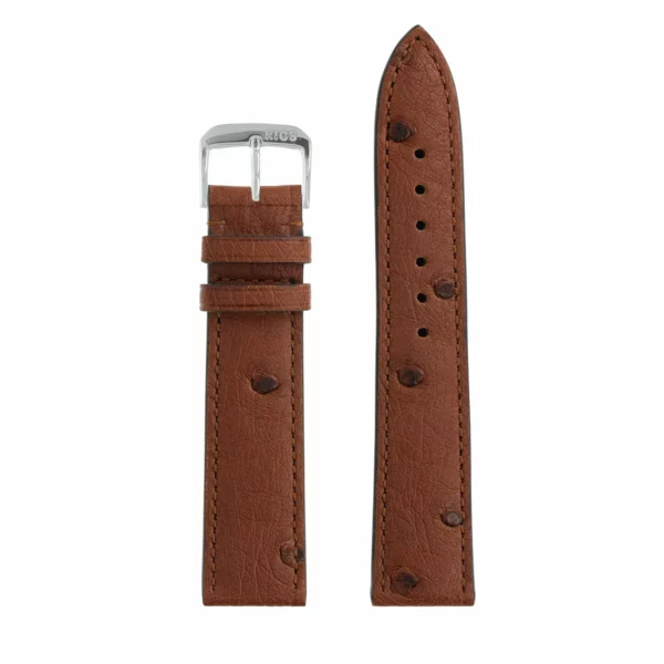 RIOS1931 Maison - Uhrenarmband aus Straußenleder (230) - Mahagoni – Bild 2