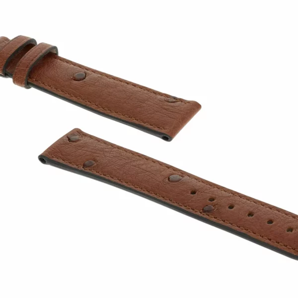 RIOS1931 Maison - Uhrenarmband aus Straußenleder (230) - Mahagoni – Bild 3