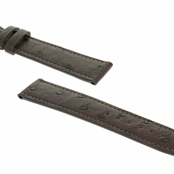RIOS1931 Maison - Uhrenarmband aus Straußenleder (230) - Mokka – Bild 3