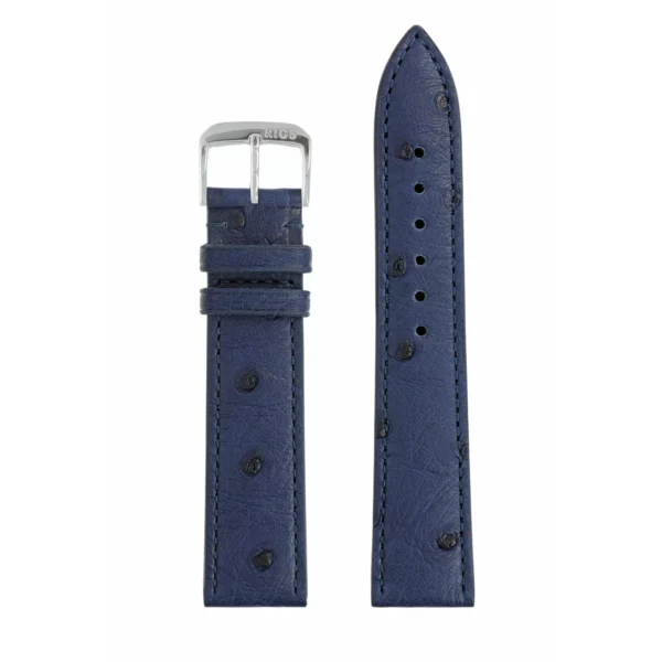 RIOS1931 Maison - Uhrenarmband aus Straußenleder (230) - Marineblau – Bild 2