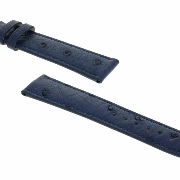 RIOS1931 Maison - Uhrenarmband aus Straußenleder (230) - Marineblau – Bild 3