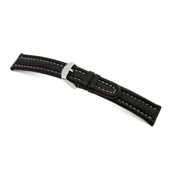 RIOS1931 Maranello - Uhrenarmband aus Kalbsleder (135) - Schwarz