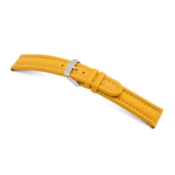 RIOS1931 Maranello - Uhrenarmband aus Kalbsleder (135) - Gelb