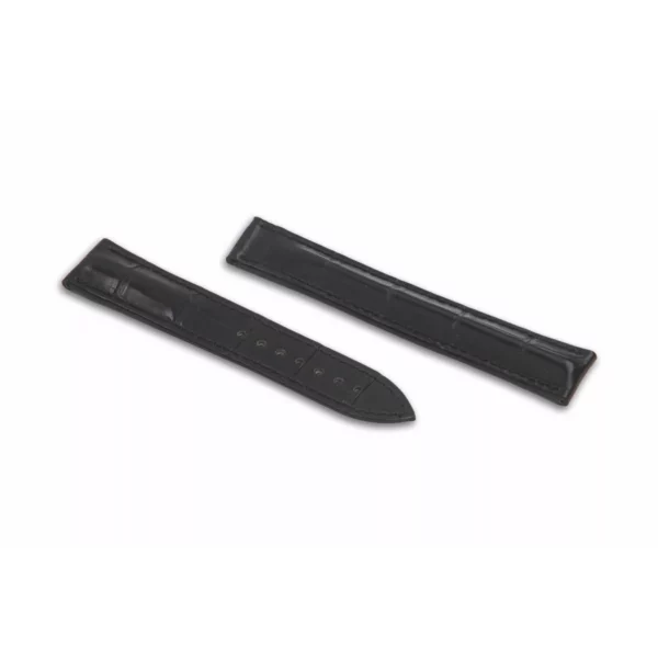 RIOS1931 Master - Uhrenarmband aus Alligatorenleder (396) - Schwarz