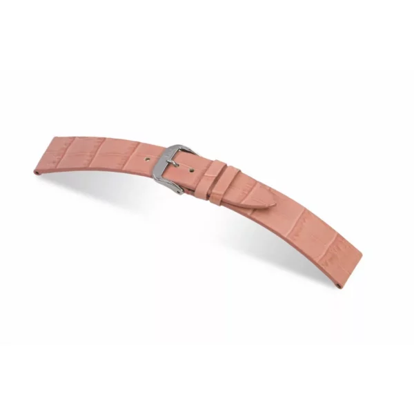 RIOS1931 Miami - Uhrenarmband mit Alligatorennarbung geprägt (35) - Rosa