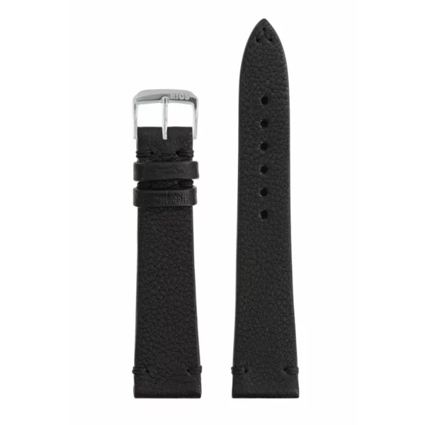 RIOS1931 Mittenwald - Uhrenarmband aus Bio-Nappaleder (404) - Schwarz – Bild 2