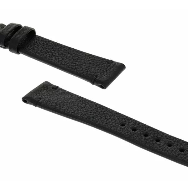 RIOS1931 Mittenwald - Uhrenarmband aus Bio-Nappaleder (404) - Schwarz – Bild 3