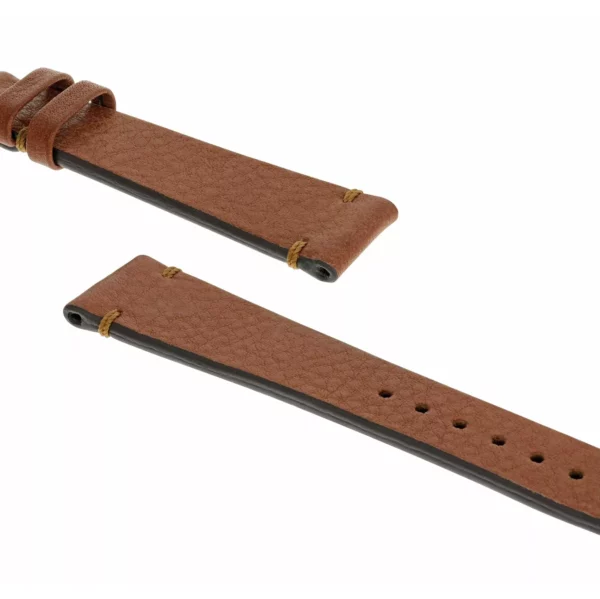 RIOS1931 Mittenwald - Uhrenarmband aus Bio-Nappaleder (404) - Cognac – Bild 3
