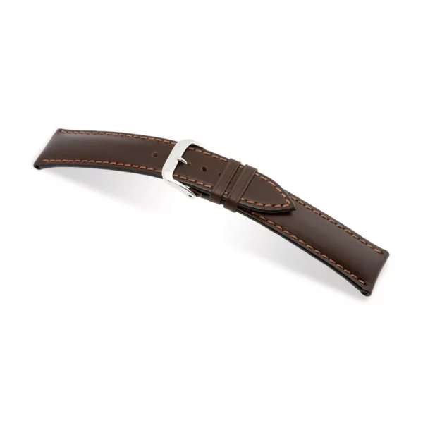 RIOS1931 Moscow - Uhrenarmband aus Juchtenleder (200) - Mokka