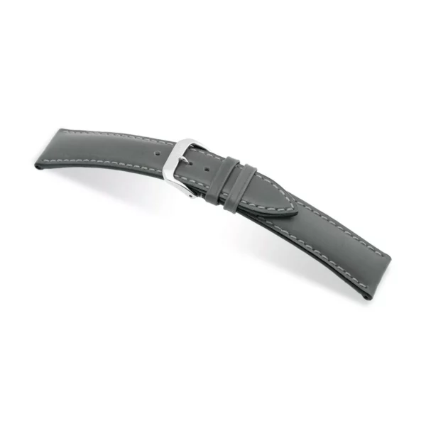 RIOS1931 Moscow - Uhrenarmband aus Juchtenleder (200) - Steingrau