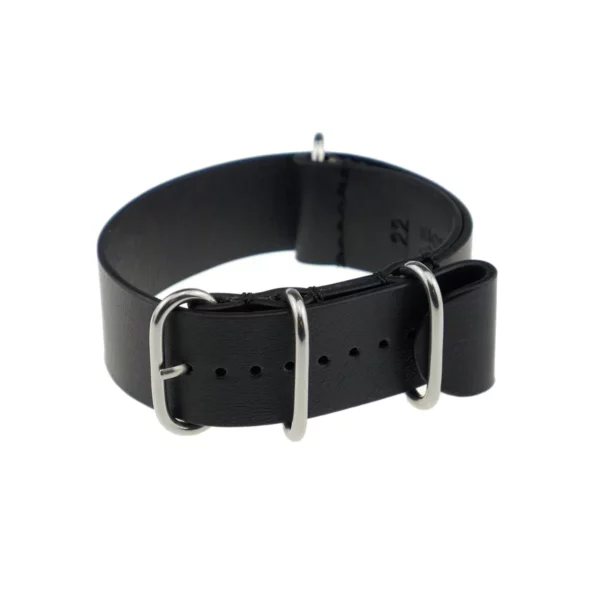 RIOS1931 Athens - Uhrenarmband aus Kalbsleder (485) - Schwarz