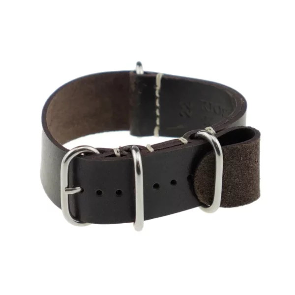 RIOS1931 Brussels - Uhrenarmband aus Vintageleder (488) - Mokka