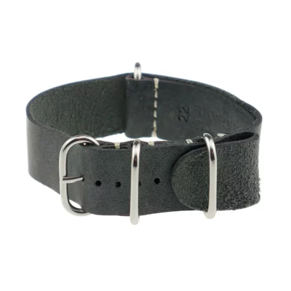 RIOS1931 Brussels - Uhrenarmband aus Vintageleder (488) - Steingrau