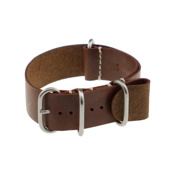 RIOS1931 Copenhagen - Uhrenarmband aus Vintageleder (487) - Mahagoni