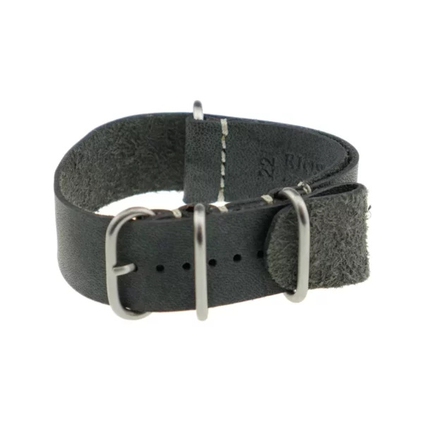 RIOS1931 Copenhagen - Uhrenarmband aus Vintageleder (487) - Steingrau