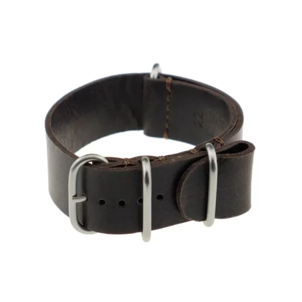 RIOS1931 Luxembourg - Uhrenarmband aus Vintageleder (490) - Mokka