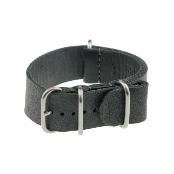 RIOS1931 Luxembourg - Uhrenarmband aus Vintageleder (490) - Steingrau