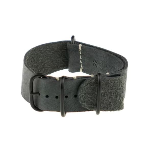 RIOS1931 Oslo - Uhrenarmband aus Vintageleder (486) - Steingrau