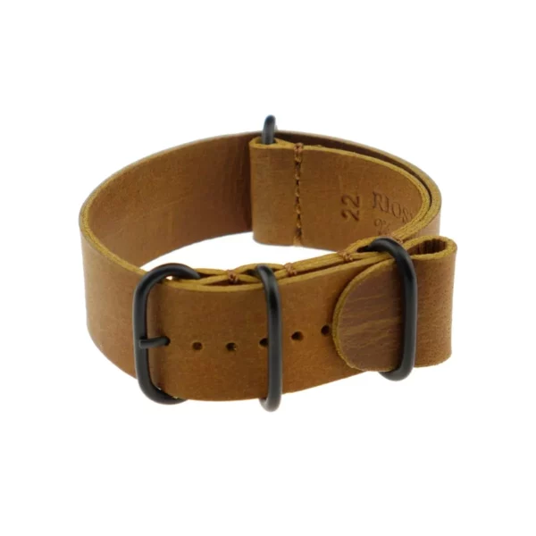 RIOS1931 Riga - Uhrenarmband aus Vintageleder (489) - Cognac