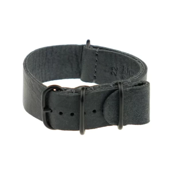 RIOS1931 Riga - Uhrenarmband aus Vintageleder (489) - Steingrau