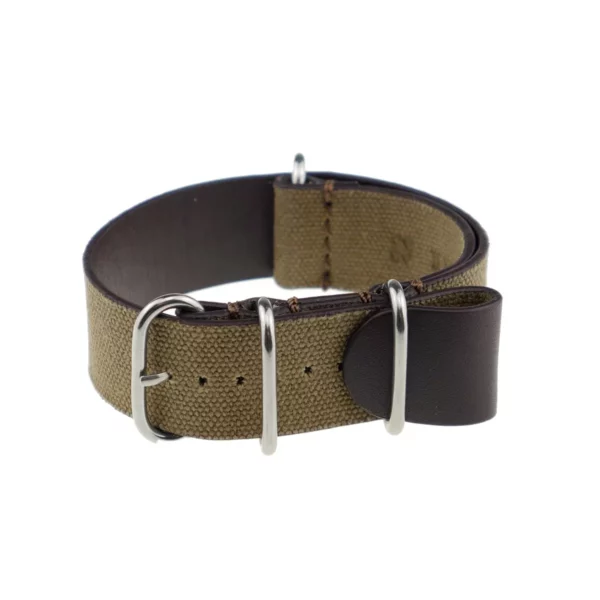 RIOS1931 Sofia - Canvas-Uhrenarmband (495) - Mokka