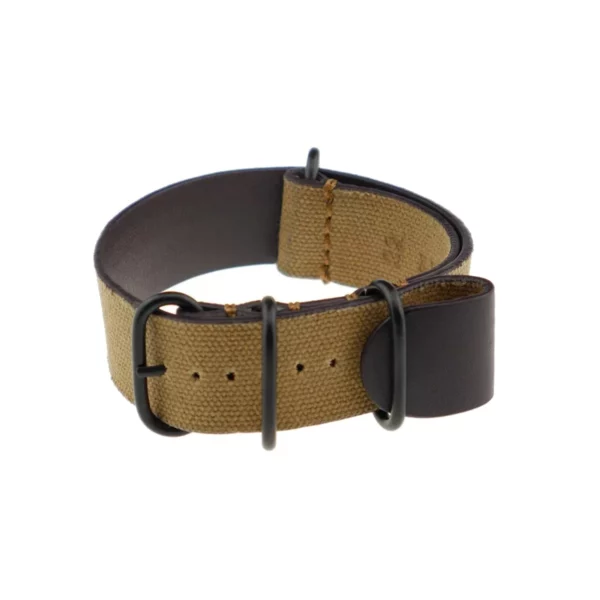 RIOS1931 Tallinn - Canvas-Uhrenarmband (493) - Cognac