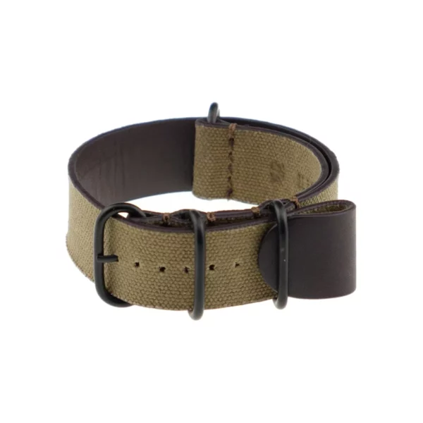 RIOS1931 Tallinn - Canvas-Uhrenarmband (493) - Mokka