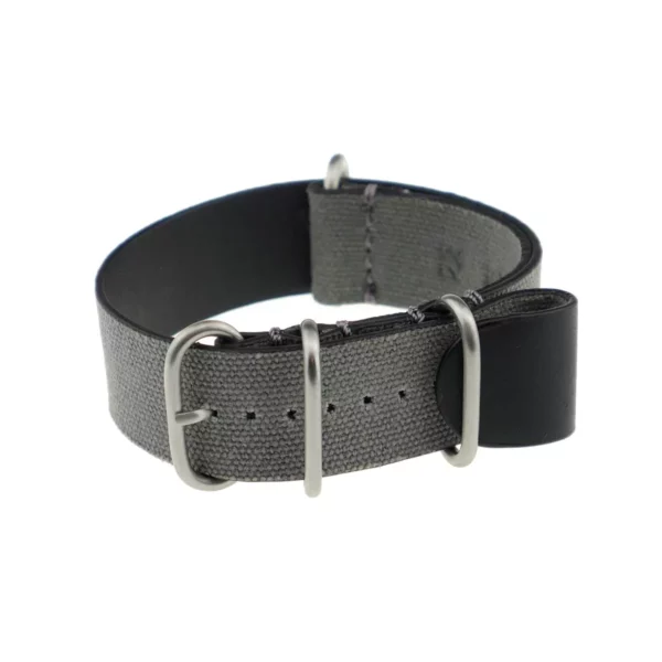 RIOS1931 Warsaw - Canvas-Uhrenarmband (494) - Steingrau