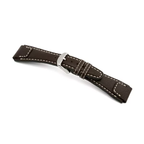 RIOS1931 Nature - Uhrenarmband aus Büffelleder (61) - Mokka