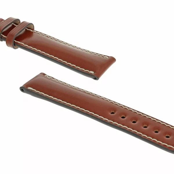 RIOS1931 New York - Uhrenarmband aus Shell Cordovan (199) - Cognac – Bild 3