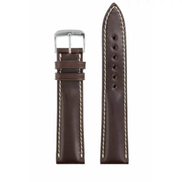 RIOS1931 New York - Uhrenarmband aus Shell Cordovan (199) - Mokka – Bild 2