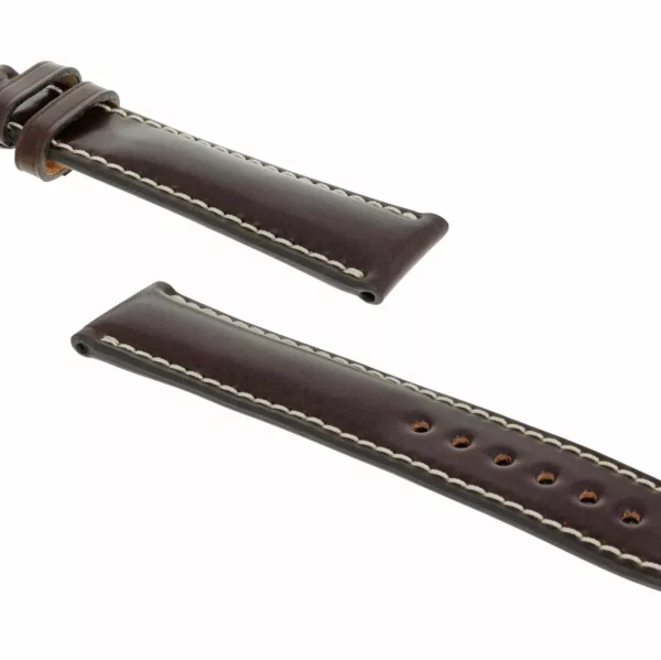 RIOS1931 New York - Uhrenarmband aus Shell Cordovan (199) - Mokka – Bild 3