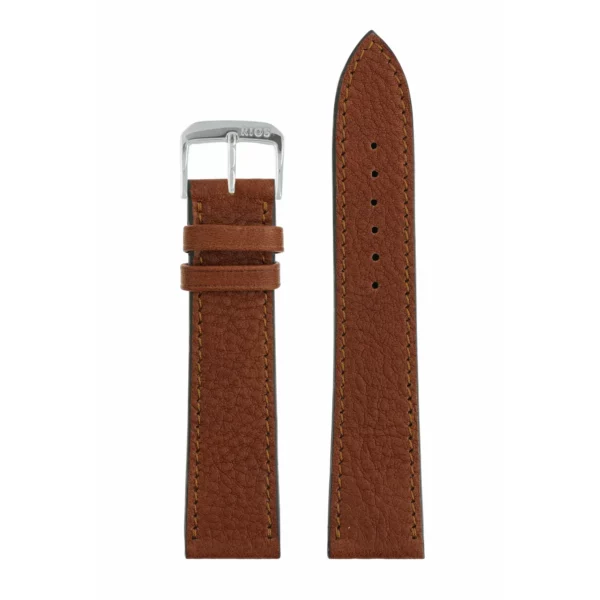 RIOS1931 Peiting - Uhrenarmband aus Bio-Nappaleder (412) - Cognac – Bild 2