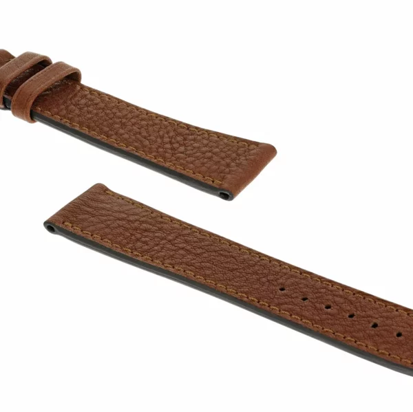 RIOS1931 Peiting - Uhrenarmband aus Bio-Nappaleder (412) - Cognac – Bild 3