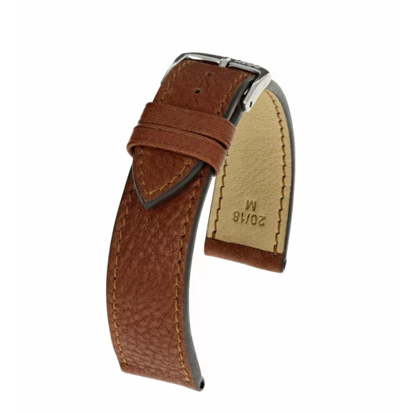 RIOS1931 Peiting - Uhrenarmband aus Bio-Nappaleder (412) - Cognac
