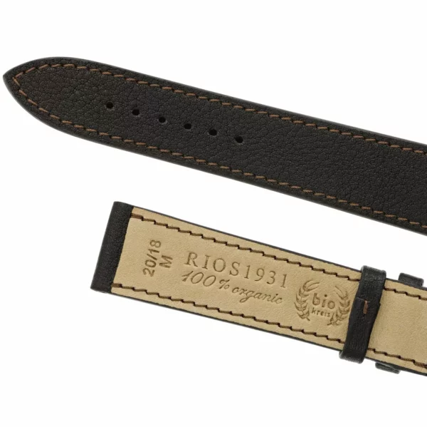RIOS1931 Peiting - Uhrenarmband aus Bio-Nappaleder (412) - Mokka – Bild 4